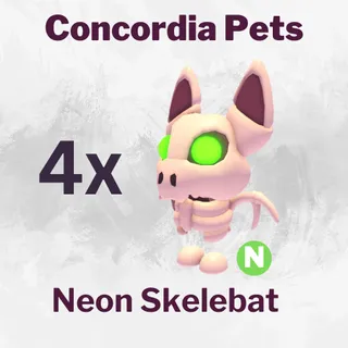Neon Skelebat 4x