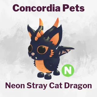 Neon Stray Cat Dragon 