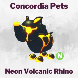 Neon Volcanic Rhino