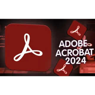 Adobe Acrobat Pro 2024 DC PDF Lifetime PDF Editing Software (Windows / Mac)