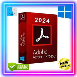 Adobe Acrobat Pro 2024 DC PDF Lifetime PDF Editing Software (Windows / Mac)