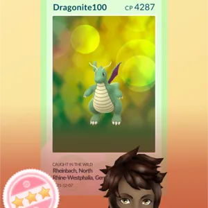 shiny dragonite 100