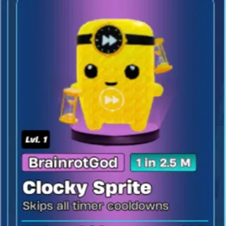 Clocky sprite ⏰