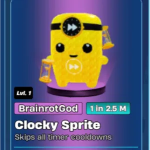 Clocky Sprite⏰
