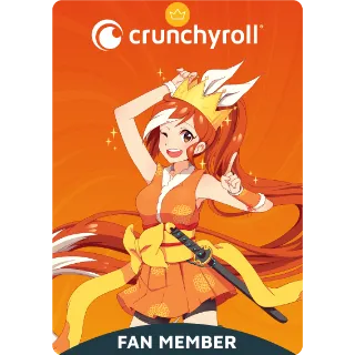 Crunchyroll Fan Membership 1 Year 