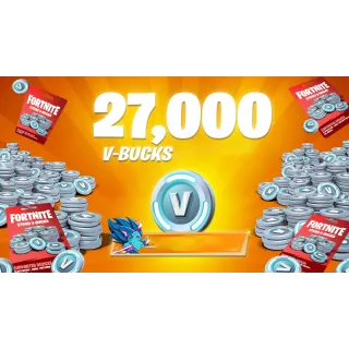 Fortnite 27000 VBUCKS Account