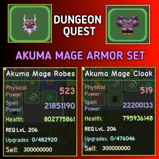 DUNGEON QUEST - AKUMA MAGE ARMOR