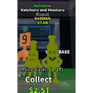 ketchuru and musturu 425m cheapest