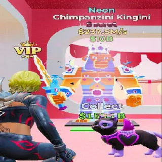 Neon chimpanzini Kingini