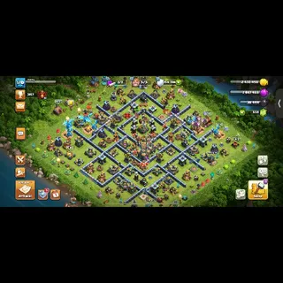 Clash of Clans (Android/iOS) SC ID- [Big Sale] TH 14 - Level 170 - Heroes(58/61/43/18) - Many skins - Build 8