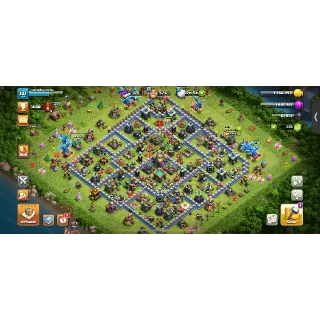 Clash of Clans Account / 90% Max TH14 / Great Heroes / Great Troops / Instant Delivery