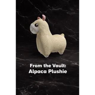 From the Vault: Alpaca Plushie