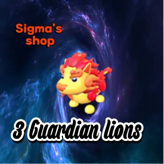 3 guardian lions