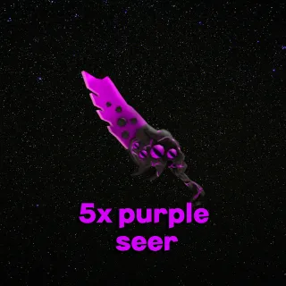 5 purple seers