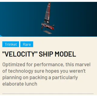 "Velocity "Ship Model   X 2    -Arc Raiders