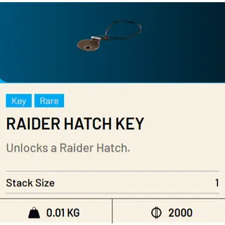 4 hatch key