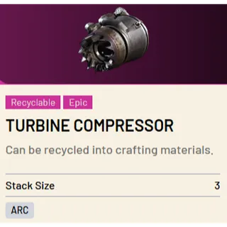 ARC RAIDERS Turbine Compressor 1x