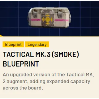Tactical MK.3 (Smoke) Blueprint