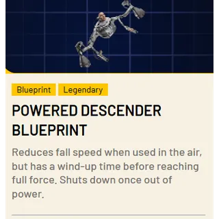 Powered Descender Blueprint