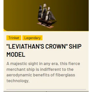 "Leviathan's Crown"Ship Model-Arc Raiders