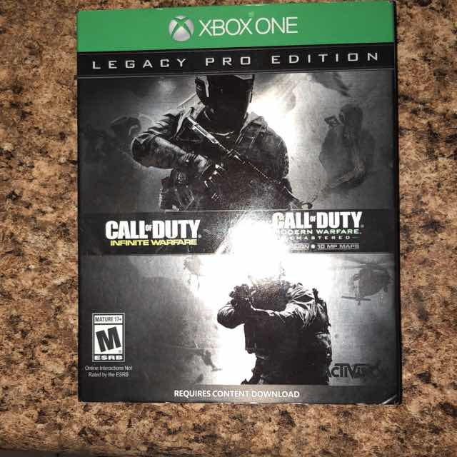 call of duty infinite warfare legacy pro edition xbox one