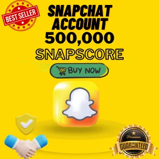 Snapchat account with 500k snapscore warranty lifetime 
