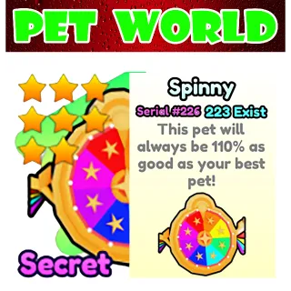 Pet World Spinny