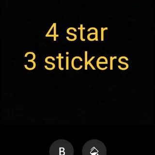 4 ⭐ . 3 Stickers Bundle