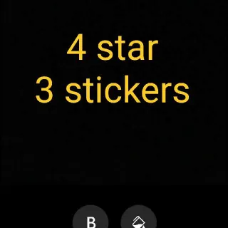4 ⭐ . 3 Stickers Bundle