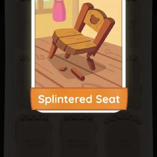SPLINTERED SEAT