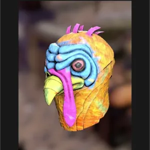 glowing turkey mask