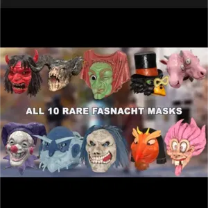 10 Rare Fasnacht Mask