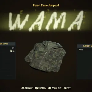 Forest camo jumpsuit