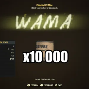 10000 canned coffee
