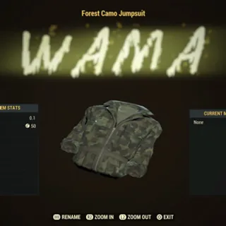 Forest camo jumpsuit