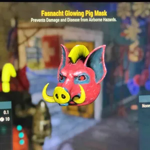 glowing pig