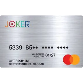 $55.00 CAD Prepaid Giftcard