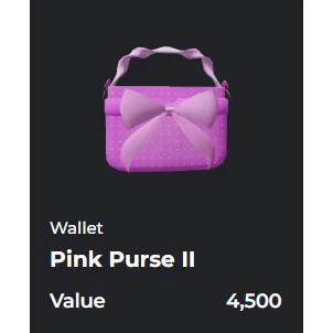 da hood pink purse 