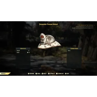 Responder Fireman Helmet