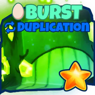 🔁Duplication 2.5% chance to duplicate a hatched Secret pet + Burst Blessing every 100th Egg → 10× Luck🥚