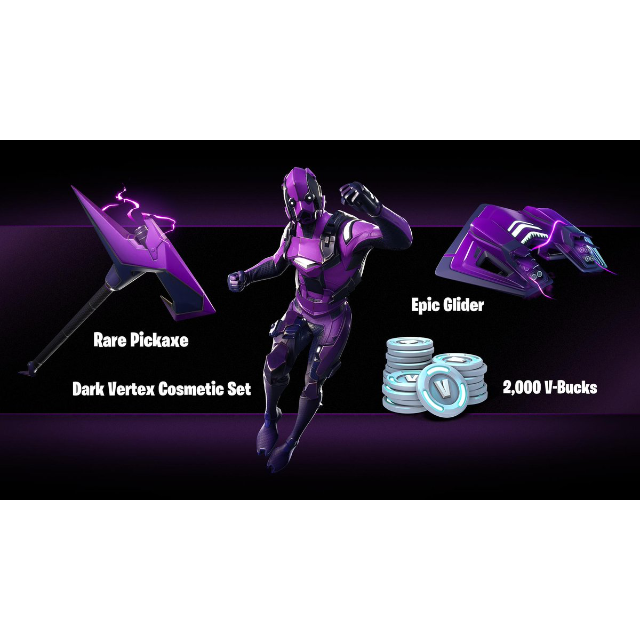 Fortnite Dark Vertex Cosmetic Set 2,000 V-Bucks Xbox One