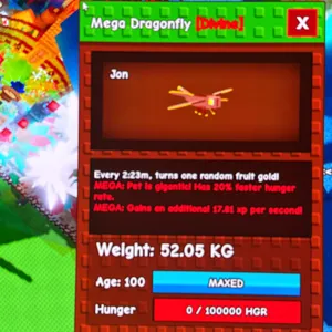 52kg mega dragonfly