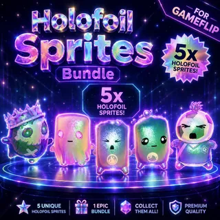 ALL HOLOFOIL SPRITES - NO DUPLICATES - YOU KEEP IT X5 SPRITE - FAST DELIVERY 