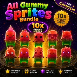 ALL GUMMY SPRITES - Fast Delivery