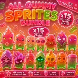 ALL GUMMY SPRITES - YOU KEEP IT X15 SPRITE - FAST DELIVERY 