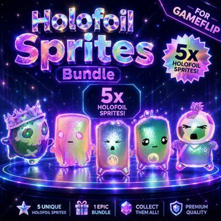 ALL HOLOFOIL SPRITES - NO DUPLICATES - YOU KEEP IT X5 SPRITE - FAST DELIVERY 