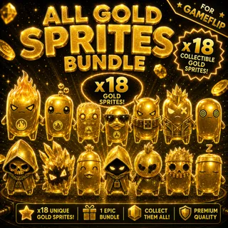 ALL GOLD SPRITES - YOU KEEP IT X18 SPRITE - FAST DELIVERY 