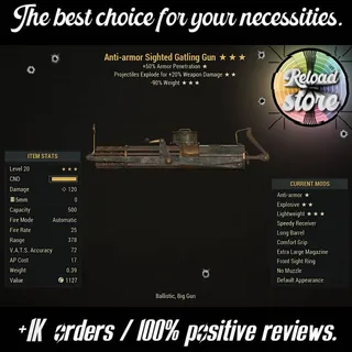 AAE90WR LVL20 GATLING GUN