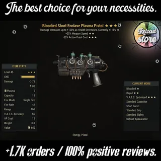 B25FFR35 ENCLAVE PLASMA PISTOL