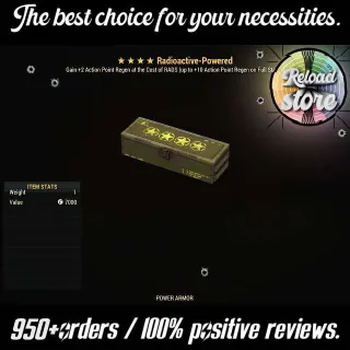 1x Radioactive-powered